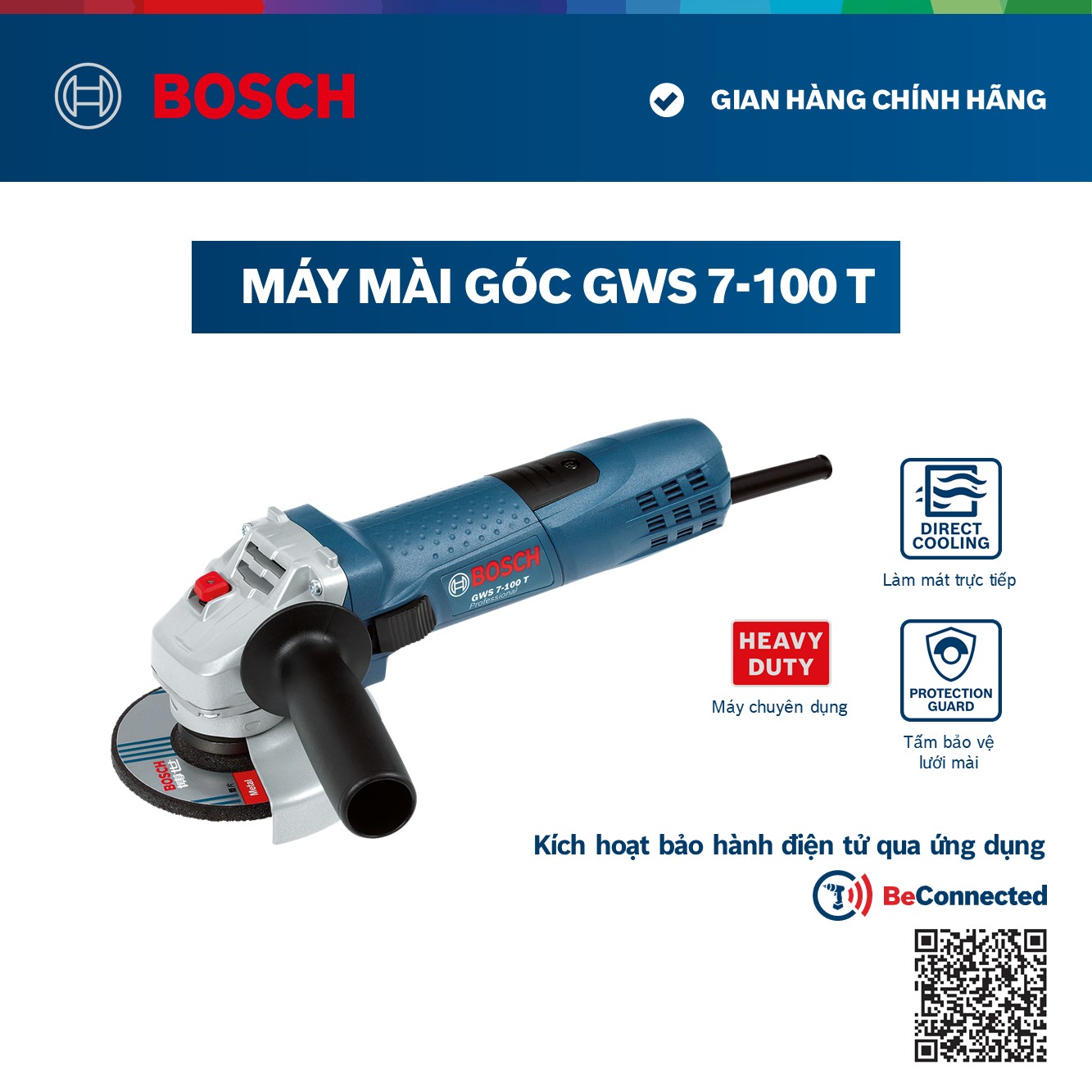 Máy mài góc Bosch GWS 7-100 T