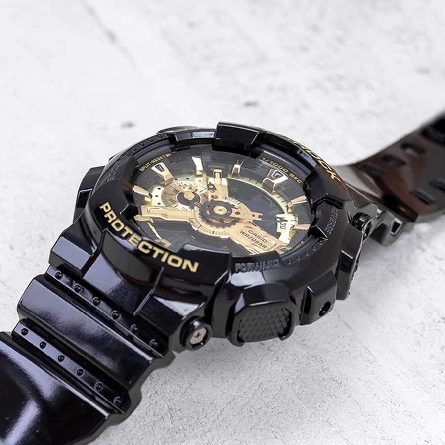 Đồng hồ nam dây nhựa Casio G-Shock chính hãng GA-110GB-1ADR (51mm)