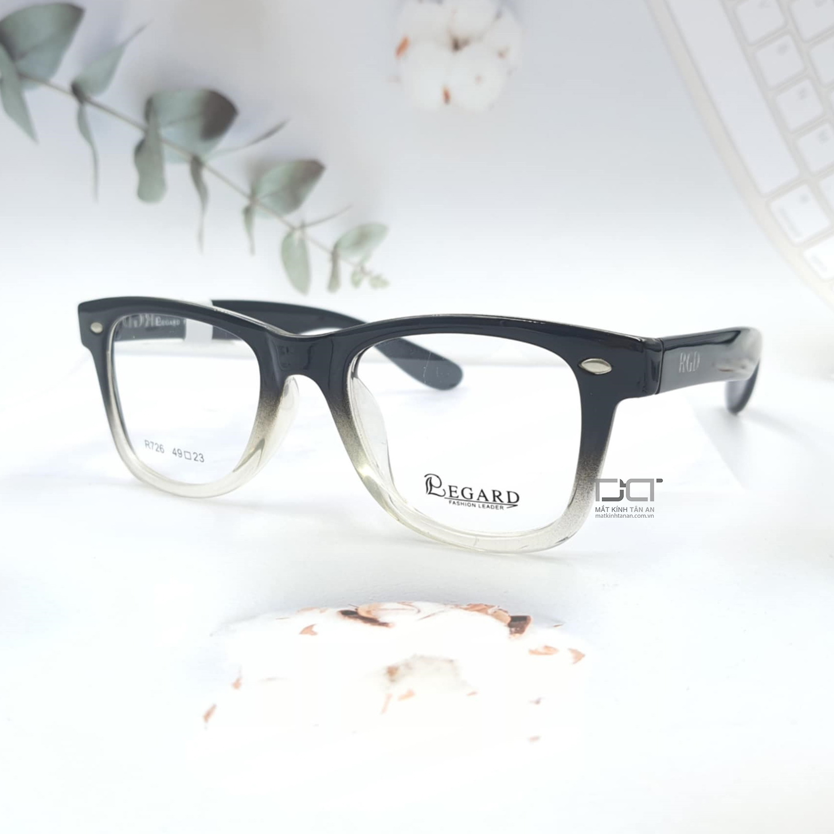GỌNG KÍNH OMBRE UNISEX, HÀNG CHÍNH HÃNG REGARD R726-BKG
