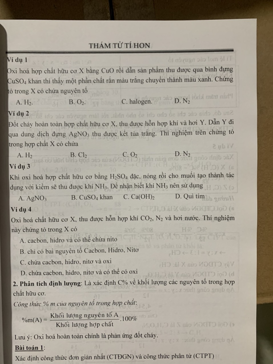 Thám tử tí hon Hoá hữu cơ Tập 2