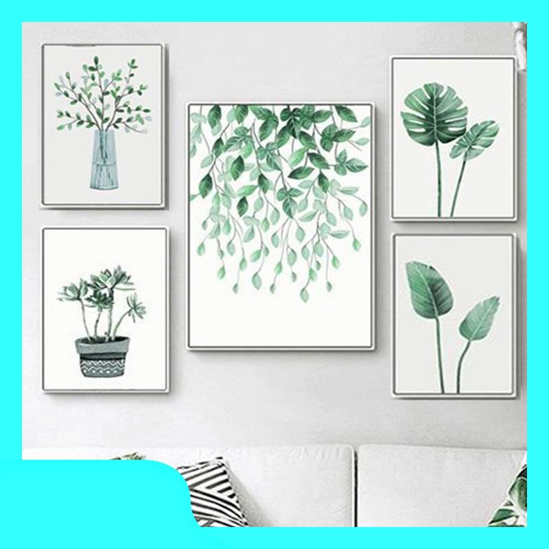 Tranh vải Canvas trang trí nhà cửa - Góc làm việc - Bàn học và trên các kệ trang trí