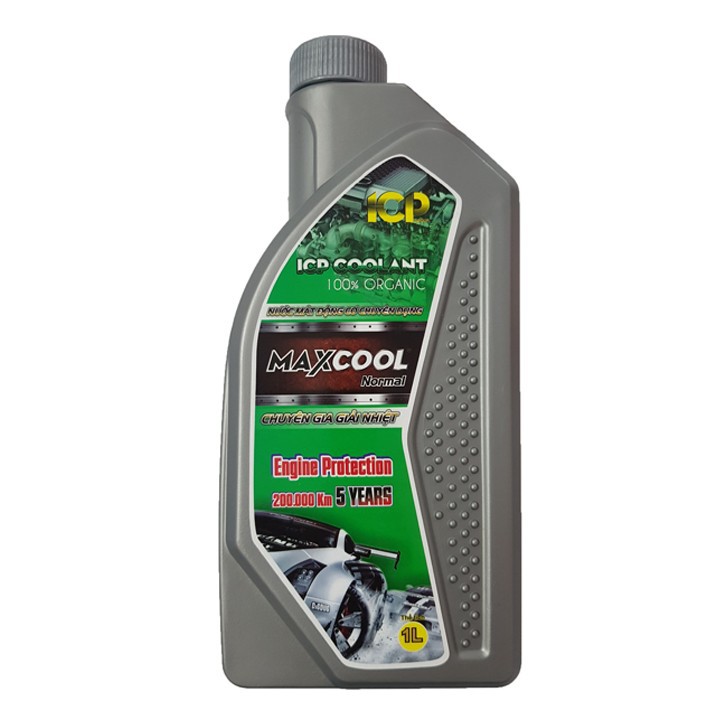 COMBO nước làm mát xe ô tô màu xanh Maxcool Can 4 Lít + 1 lít