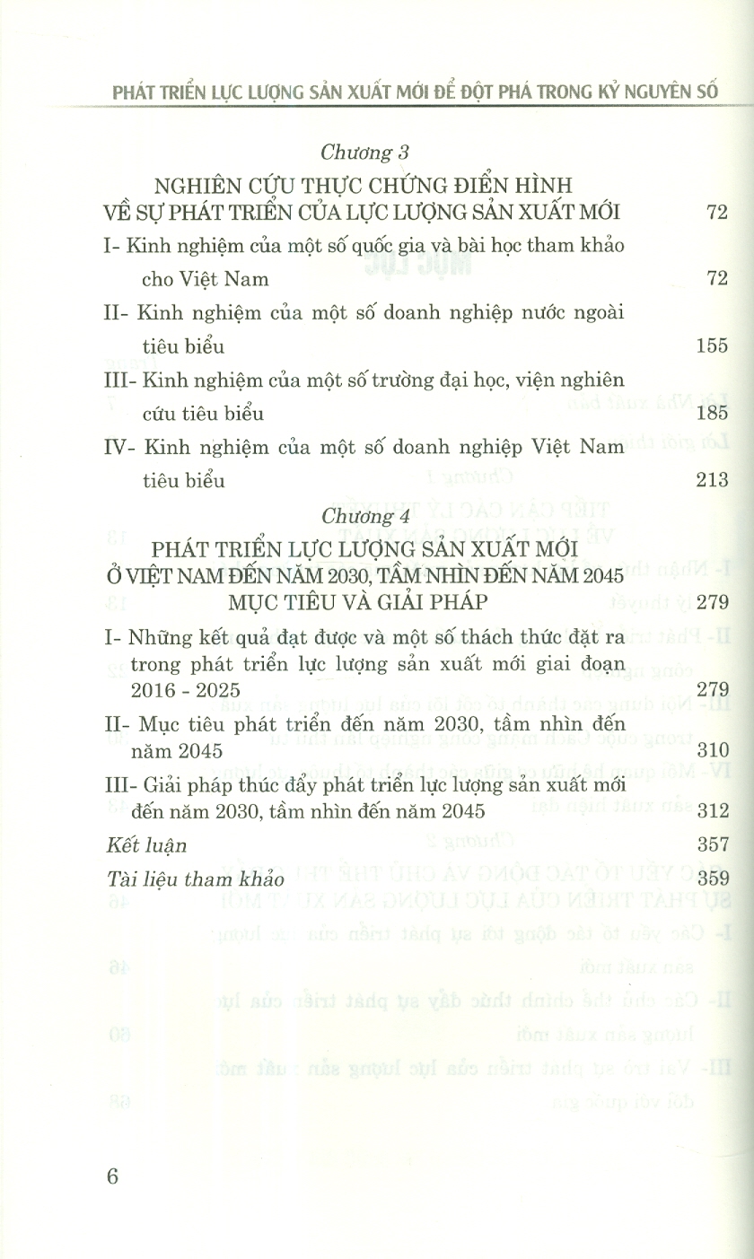 Phát Triển Lực Lượng Sản Xuất Mới Để Đột Phá Trong Kỷ Nguyên Số (Sách Chuyên Khảo)