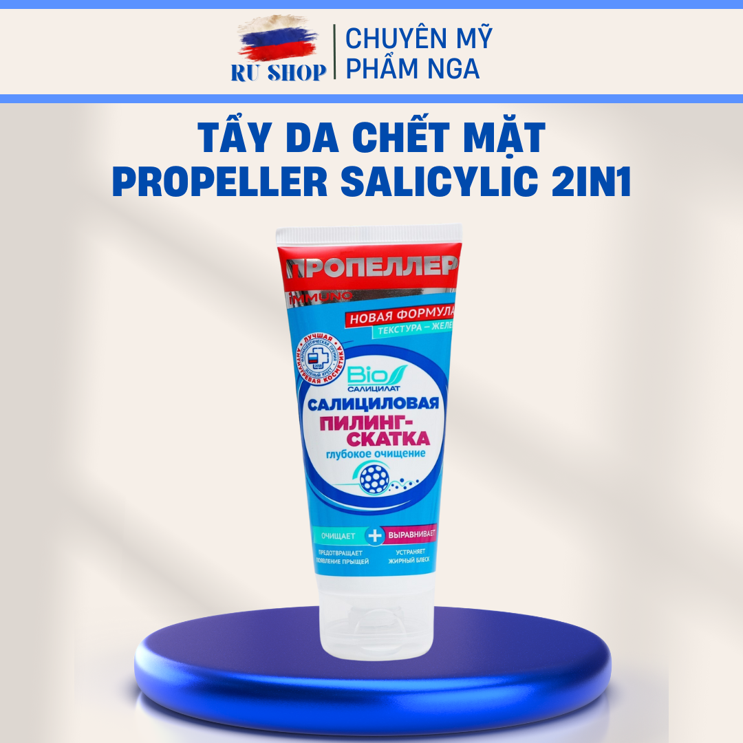 Tẩy da chết mặt Salicylic 2in1 cho da mụn 100ml