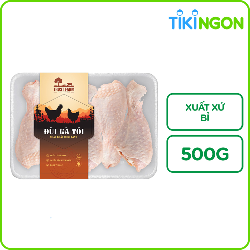 Đùi Gà Tỏi Đông Lạnh Trust Farm 500g