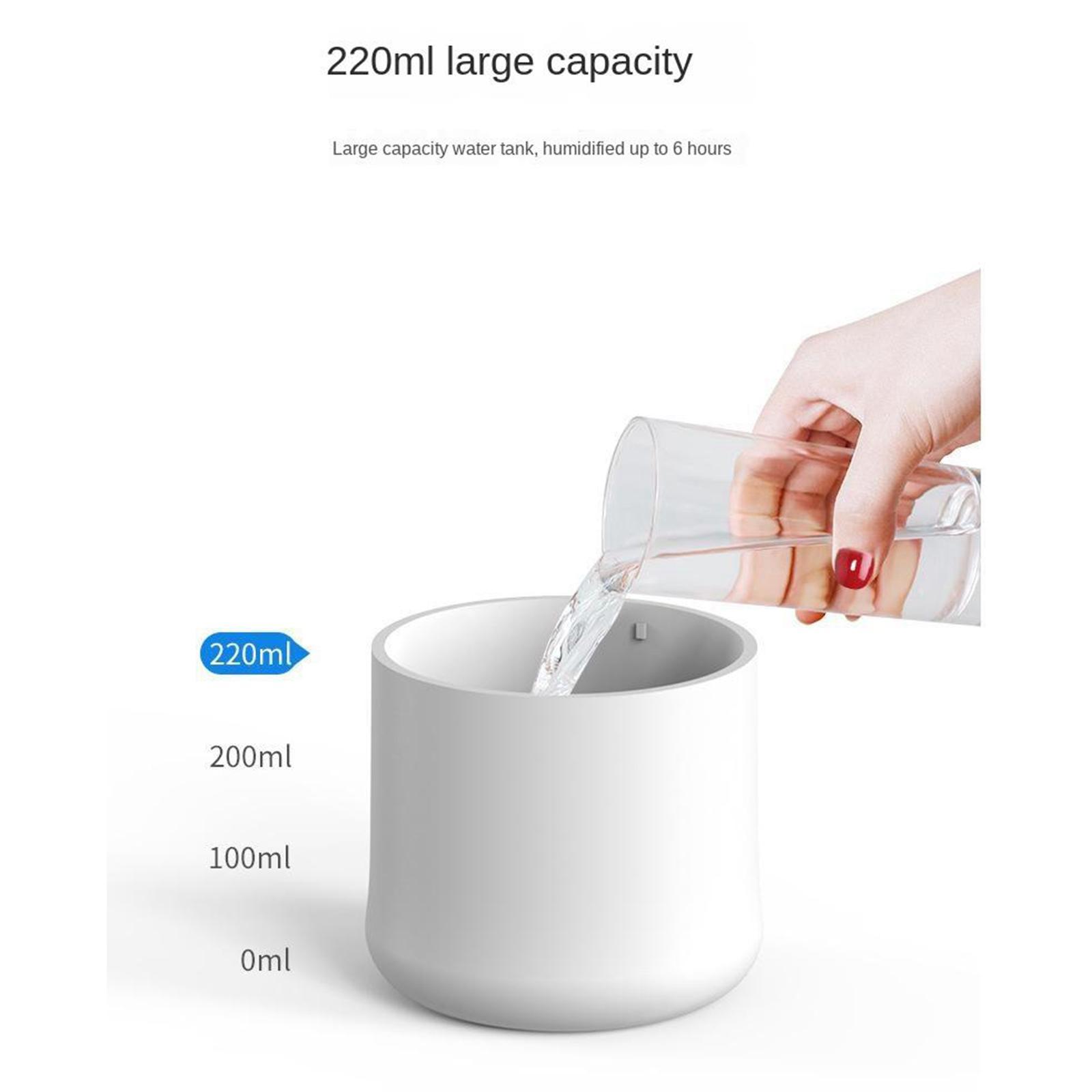USB Led Air Humidifier Purifier Essential Mist for Car Home Desktop Bedroom