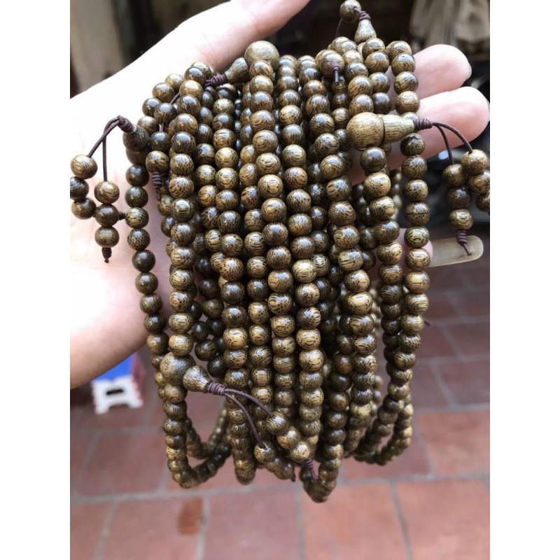 Vòng tay nam ,vòng cổ chuỗi hạt 108 cỡ 8 ly gỗ trầm tốc thời trang và phong cách