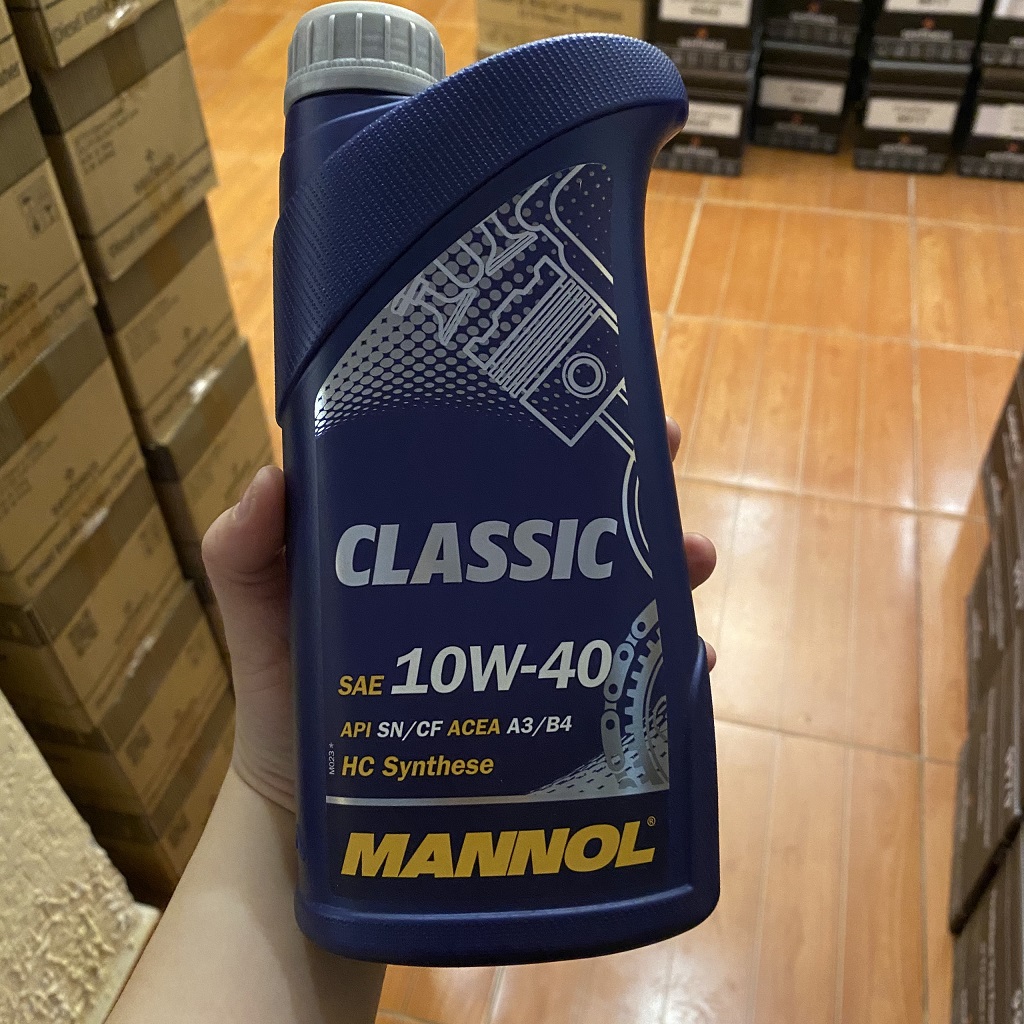 Nhớt MANNOL 7501 Classic 10W-40 SN/CF Tùy Chọn 1L / 4L / 5L Tổng Hợp Đa Cấp HC Đa Năng