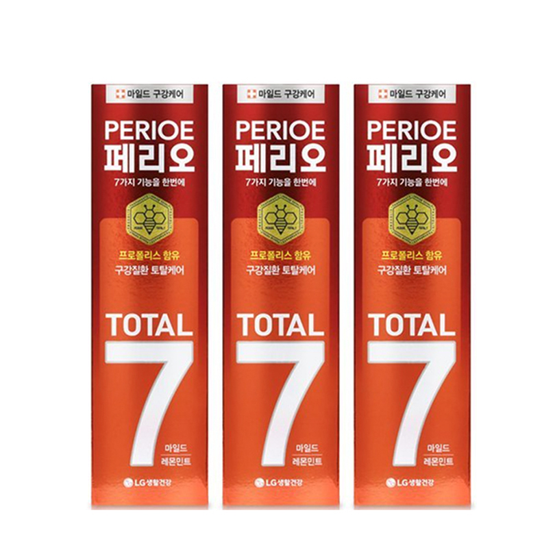 Kem đánh răng bạc hà tinh khiết Perioe Total 7 Intense Hàn Quốc 120g