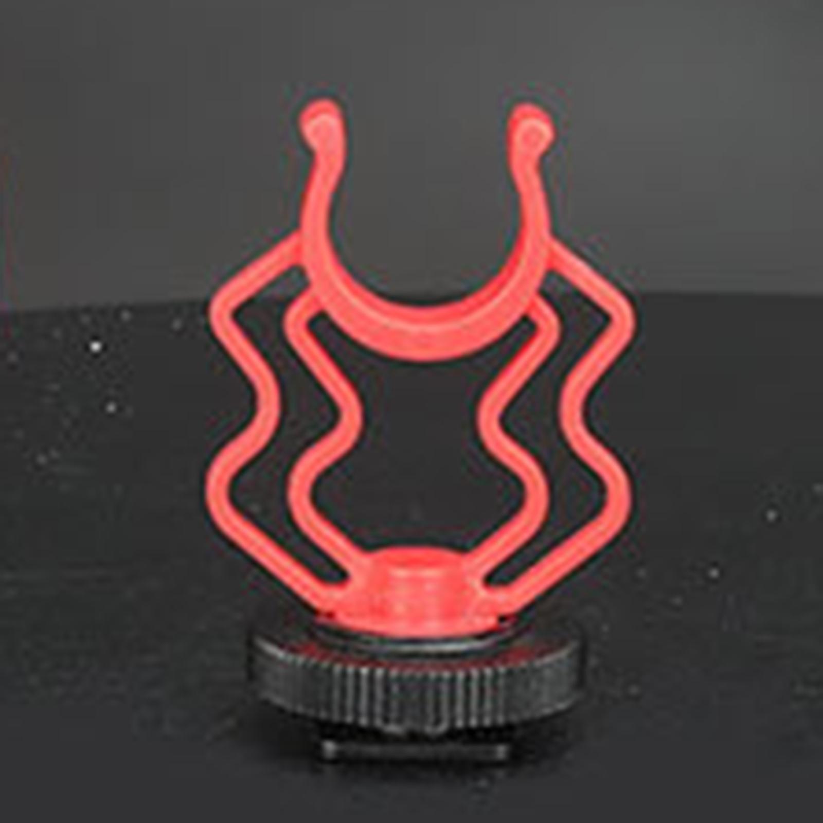 Portable Cold Shoe Mount Adapter Mic Bracket Stable Mic Shock Mount for DSLR