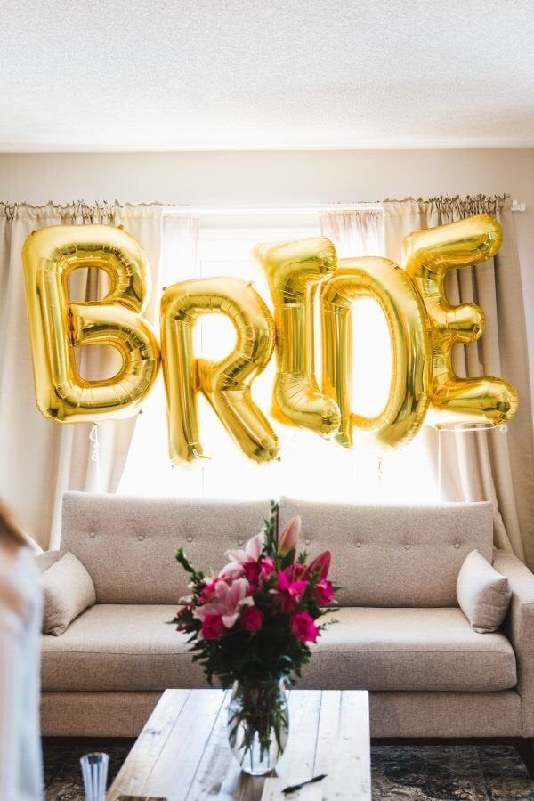 Bộ bong bóng trang trí tiệc chia tay độc thân bride balloon ctdt24
