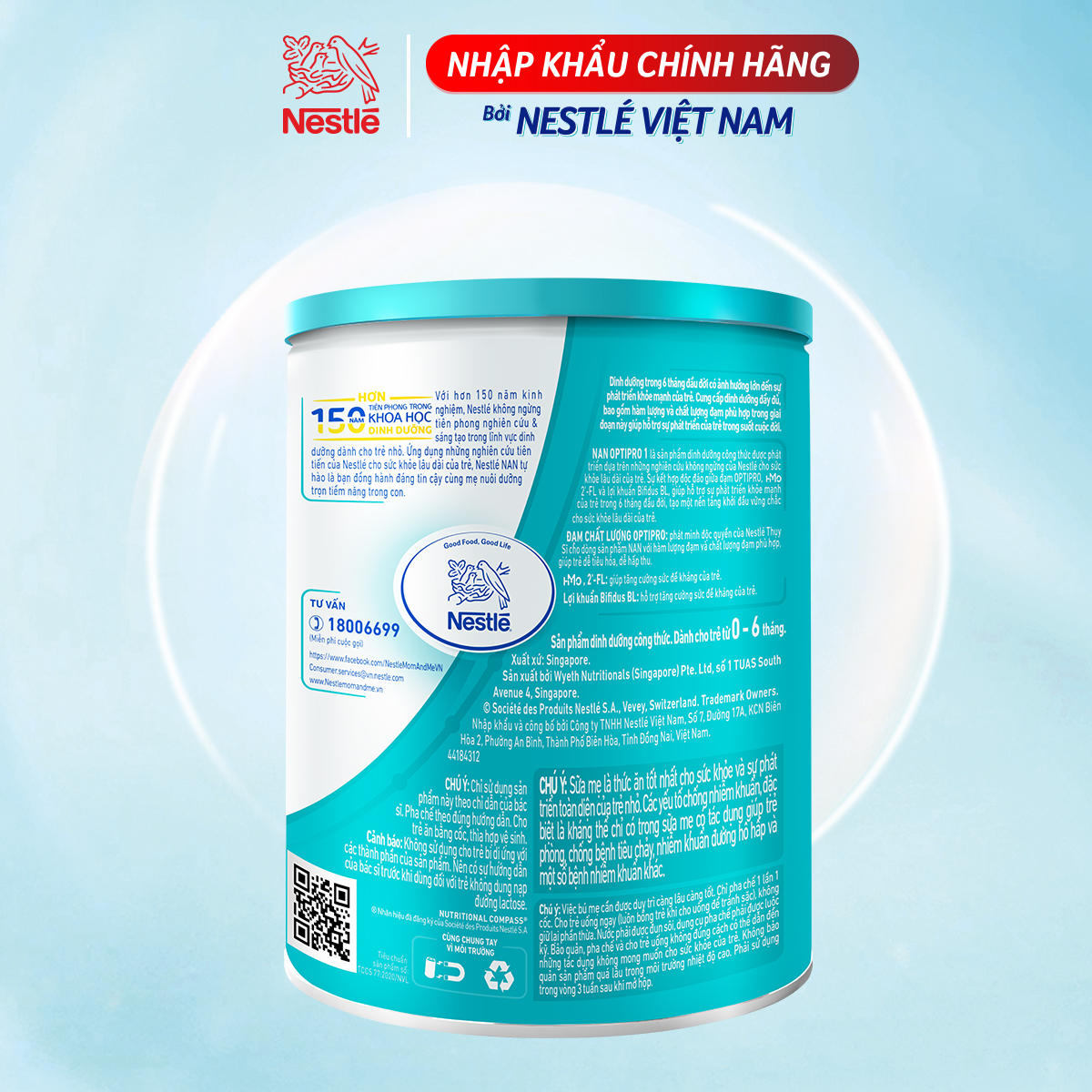 Sữa Bột Nestlé NAN OPTIPRO HM-O 1 400g