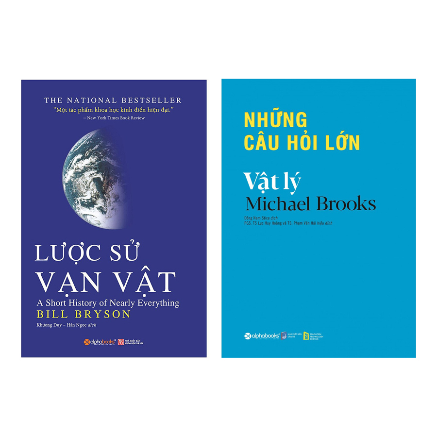 Combo Lược Sử Vạn Vật  Và Những Câu Hỏi Lớn - Vật Lý