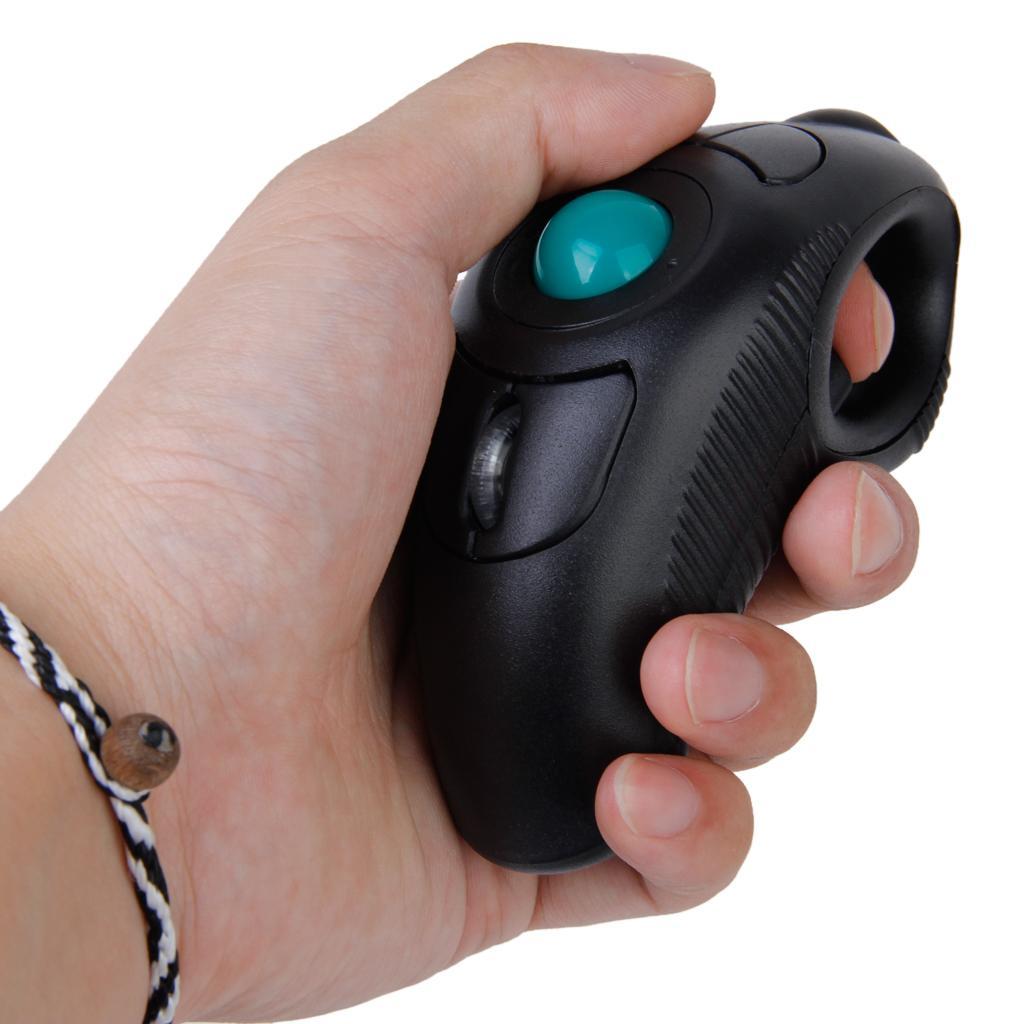 10M USB Handheld Wireless Optical Trackball Mice Mouse