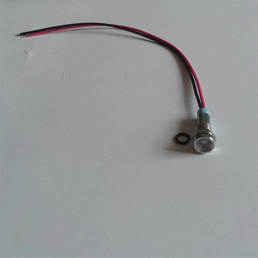 Nguồn Tín Hiệu 220 V Cung Cấp Nguồn Tín Hiệu LED Kim Loại Đèn Báo Với Dây Dẫn