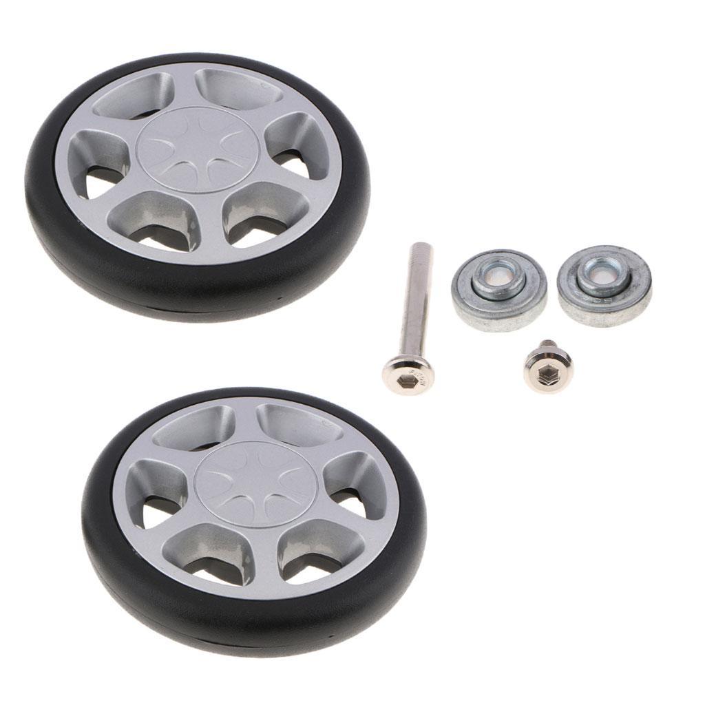 1 Set Luggage Wheels Replacement Suitcase Trolley Case DIY Casters 8218A-A