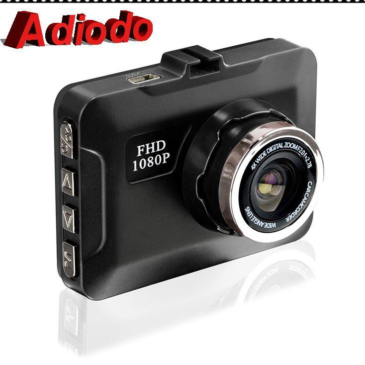 Xe Dash cam phía trước và camera phía trước DVR Video Recorder xe điện màu đen Hộp Full HD 1080p Night Vision Trình ghi điểm