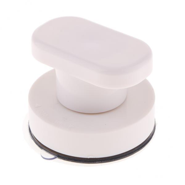 2xStrong Suction Cup Cabinet Handle Glass Door Pull Window Knob Decor White S