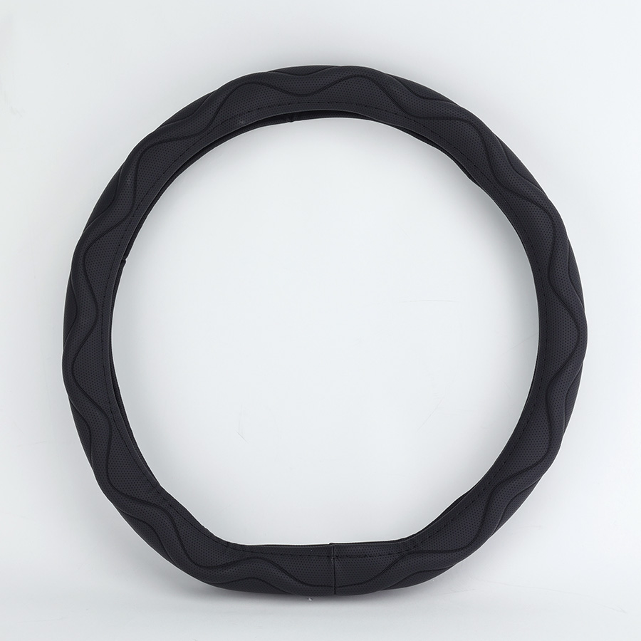 Bọc Vô Lăng D-Cut CIND Y019D Size M Màu Đen Da PU Lõi TPE Chống Trượt Siêu Êm - Nhập Khẩu Chính Hãng