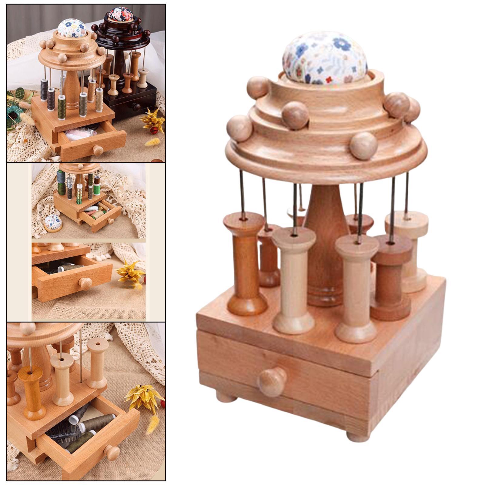 Wooden Sewing Drawer Wooden Sewing Box for Seamstress for Tailor Sewing Storage Box Quilting Supplies for Cross Stitch Sewing Storage Drawer
