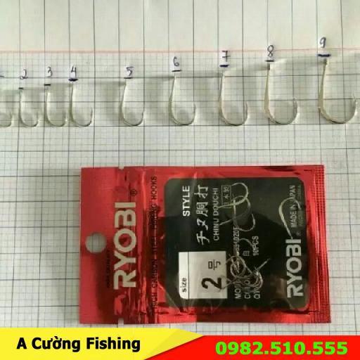 ( khuyến mại ) Lưỡi câu chinu ryobi- A Cường Fishing ( đại hạ giá