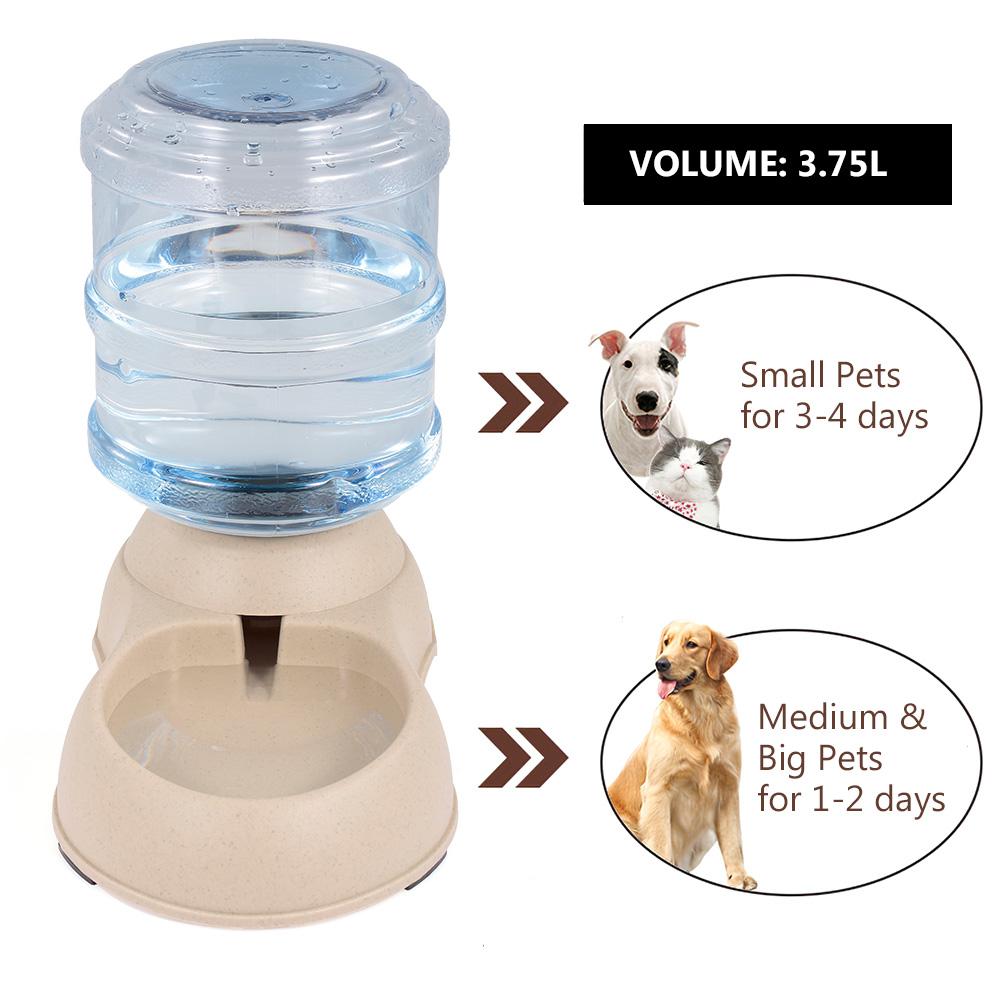 Dụng cụ nạp thức ăn và nước tự động cho chó mèo 3.75L