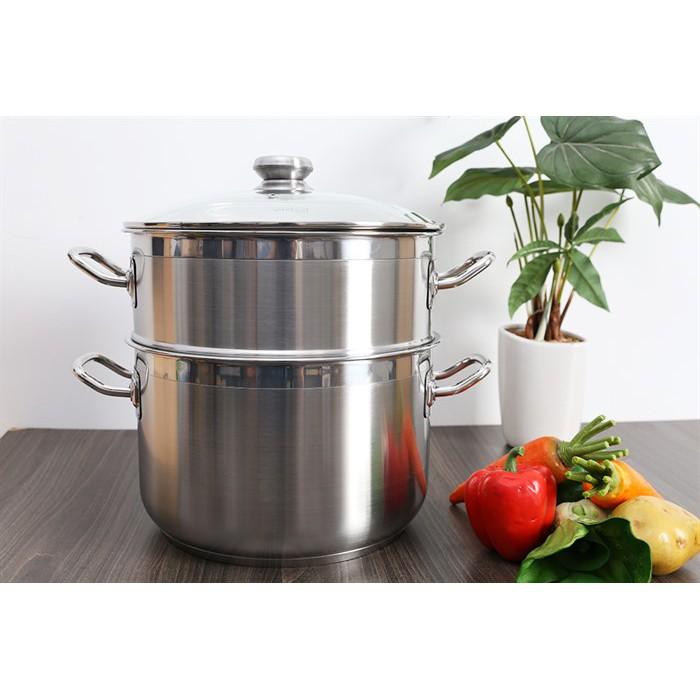 BỘ NỒI XỬNG HẤP INOX FIVESTAR 3 ĐÁY CAO CẤP