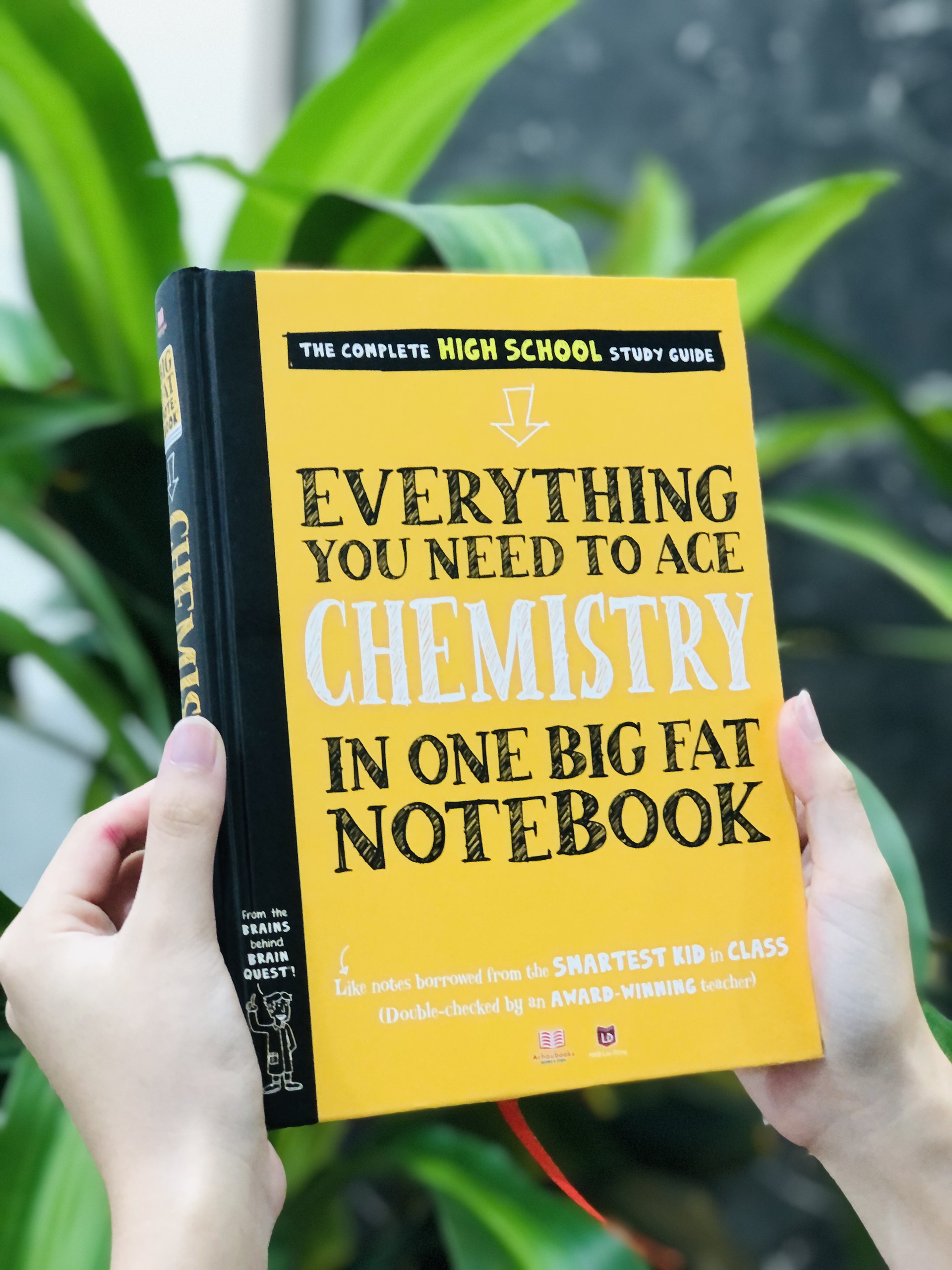 Sách Everything you need to ace Chemistry and Geometry - Sổ Tay Hóa Học và Sổ Tay Hình Học ( Bộ 2 cuốn Tiếng Anh ), Tổng Hợp Kiến Thức Hình Học Và Hóa Học Cho Học Sinh Lớp 8 Đến Lớp 12 - Á Châu Books, bìa cứng in màu
