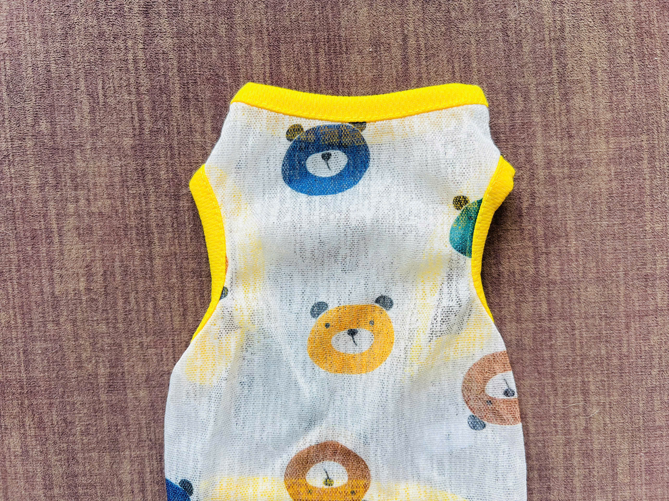 ÁO THUN BA LỖ THÔNG HƠI SIÊU CUTE TỪ 1-7KG DÀNH CHO THÚ CƯNG CHÓ MÈO
