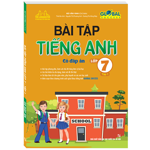 GLOBAL SUCCESS - Bài Tập Tiếng Anh Lớp 7 tập 1 (Có đáp án)