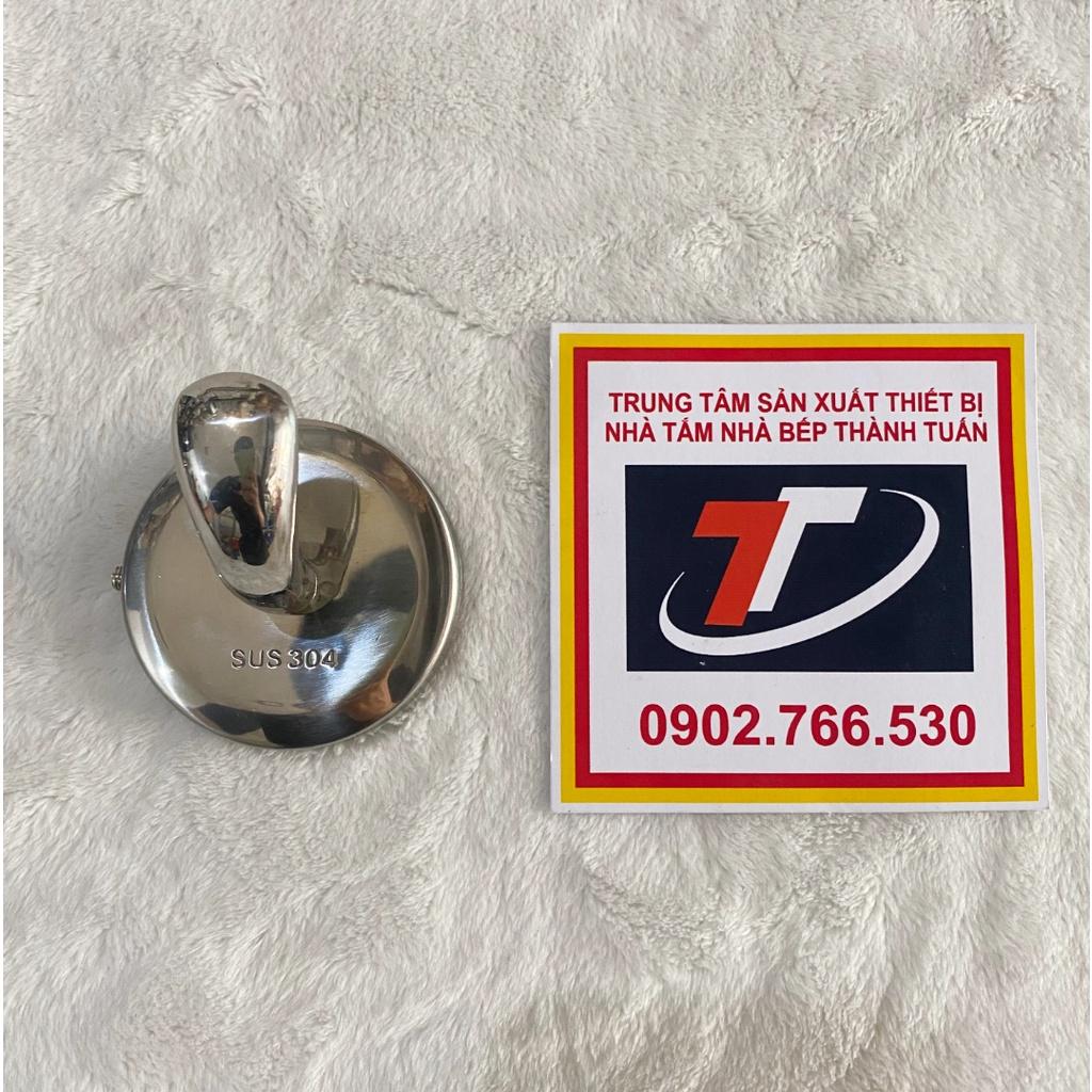 Móc áo đơn pát tròn inox 304, TT-030