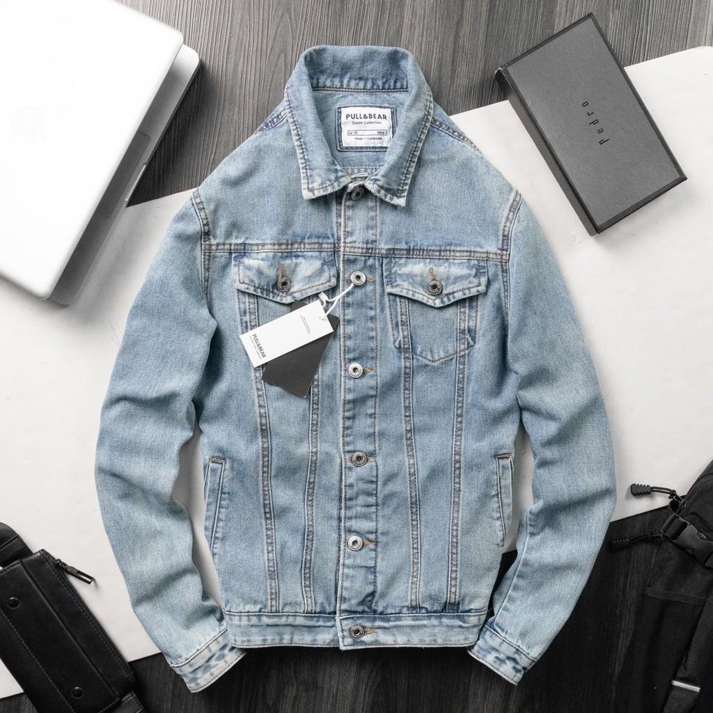 Áo khoác jean denim jacket nam nữ unisex washed cao cấp dễ phối đồ phù hợp mọi phong cách