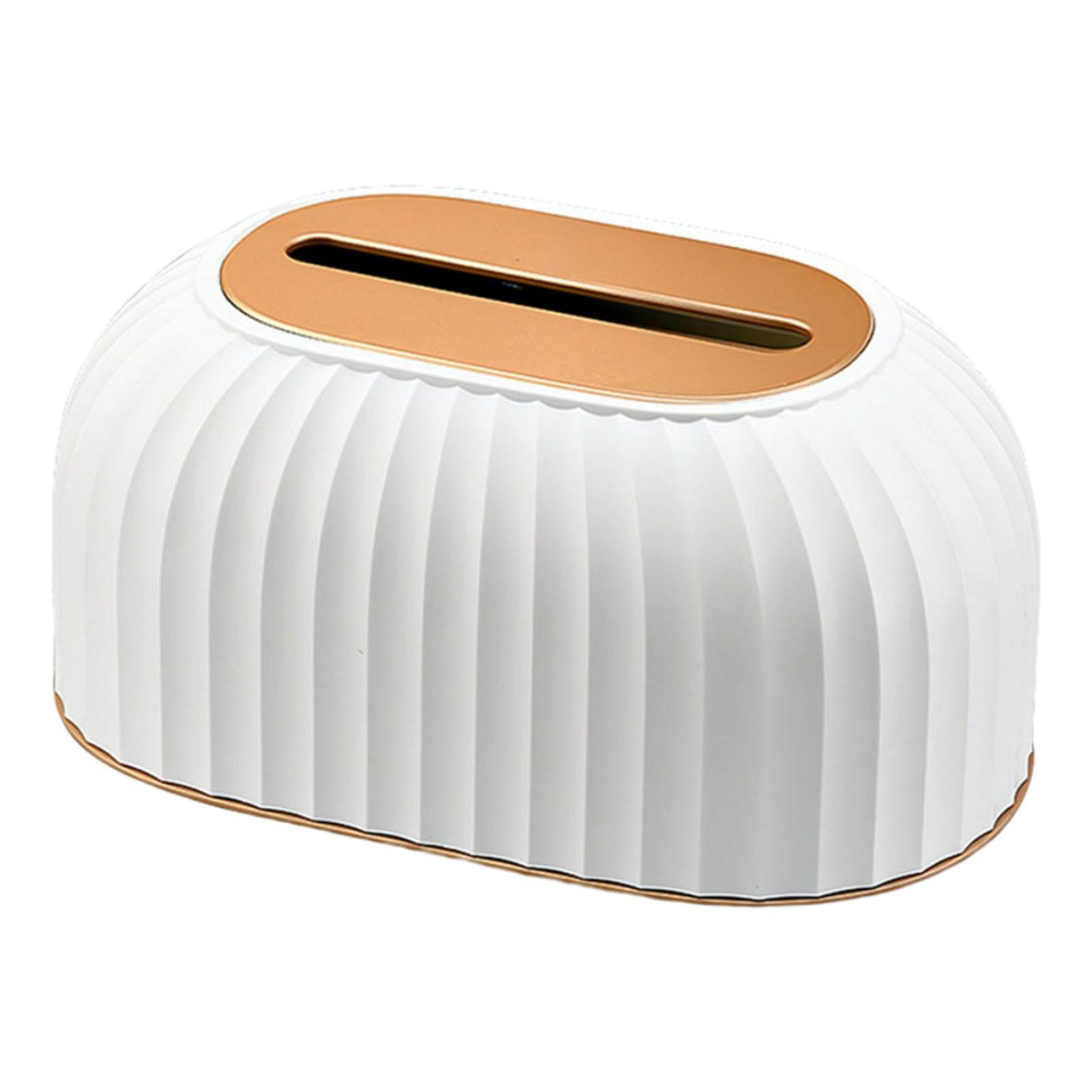 Tissue Storage Box Holder Light Luxury Dispenser Organizer for Car Office