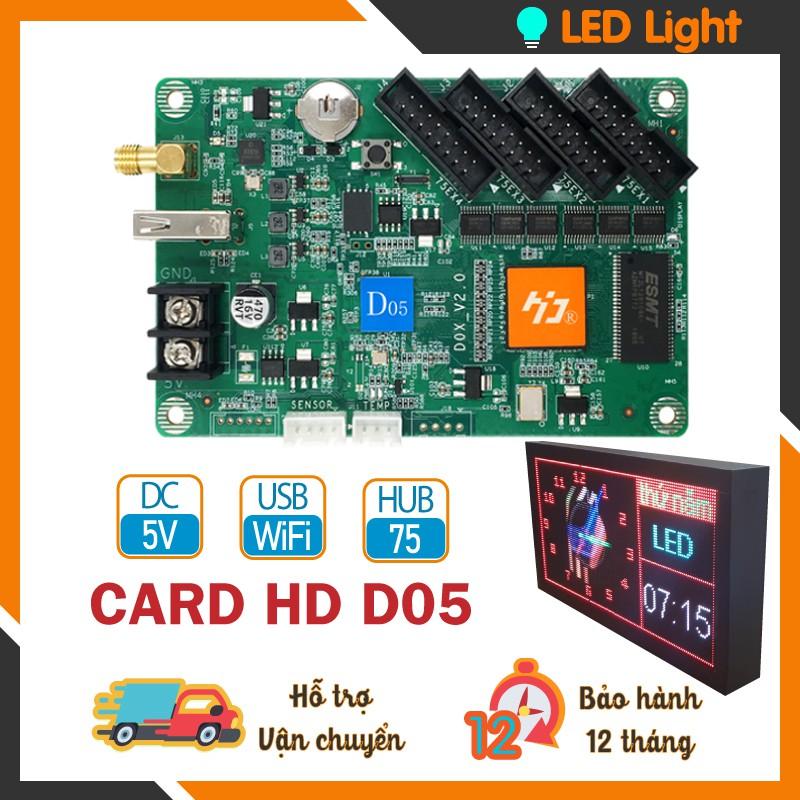 Card HD D05 - Kết nối WiFi, USB điều khiển Module Full color