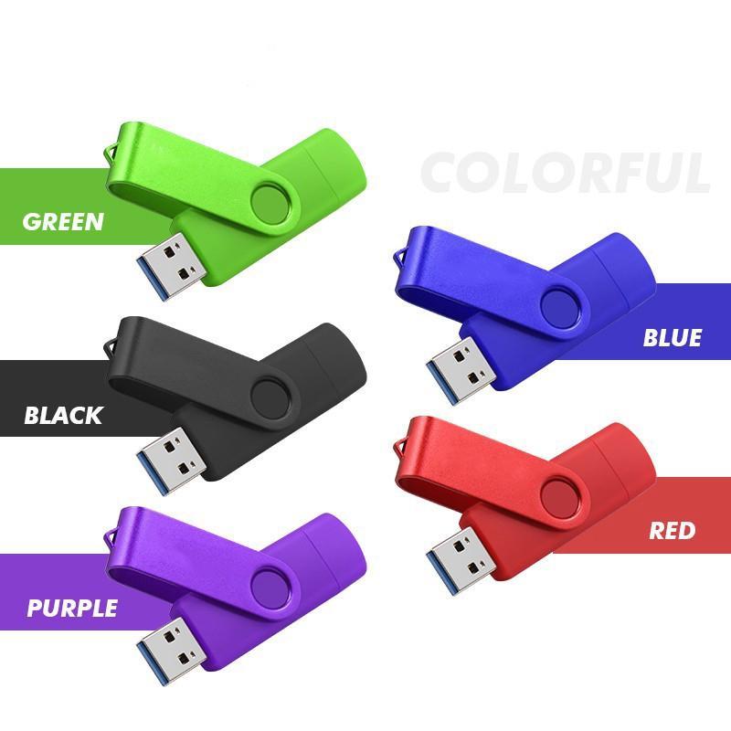Usb 3.0 256gb Otg Cho Điện Thoại / Máy Tính Bảng / Pc 16gb 32gb 64gb 128gb