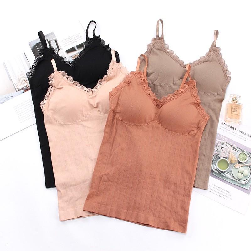 Áo lót 3 Lỗ 2 Dây. Áo Lót Bra Dài Thần Thánh Ôm Body