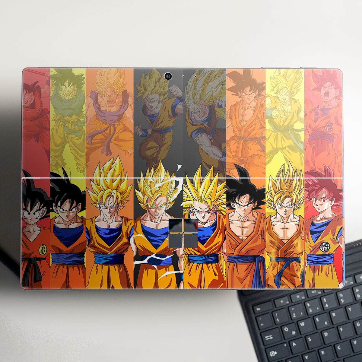 Skin dán hình Dragon Ball cho Surface Go, Pro 2, Pro 3, Pro 4, Pro 5, Pro 6, Pro 7, Pro X