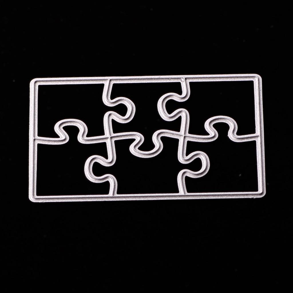 Jigsaw Puzzle Metal Stencils Die Cutting Template Dies Embossing Folder DIY