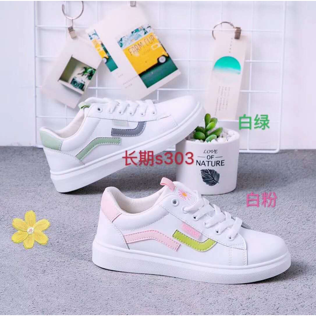 GIÀY SNEAKER THỂ THAO NỮ KIỂU DÁNG THỂ THAO NĂNG ĐỘNG - KAMI218 ÁNH TỰ CHỤP - Hồng 36