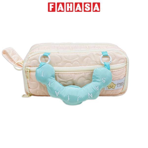 Bóp Viết Vải Sanjiay - Yipin 17978 - Màu Hồng Nhạt