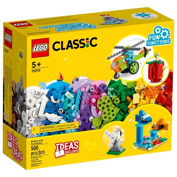 Đồ Chơi Lắp Ráp Lego Classic 11019 - Bricks and Functions (500 Mảnh Ghép)