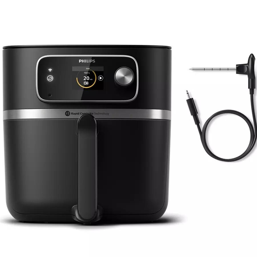 Nồi chiên không dầu điện tử Philips HD9880, dung tích 8.3L, công suất 2000W | Hàng Chính Hãng