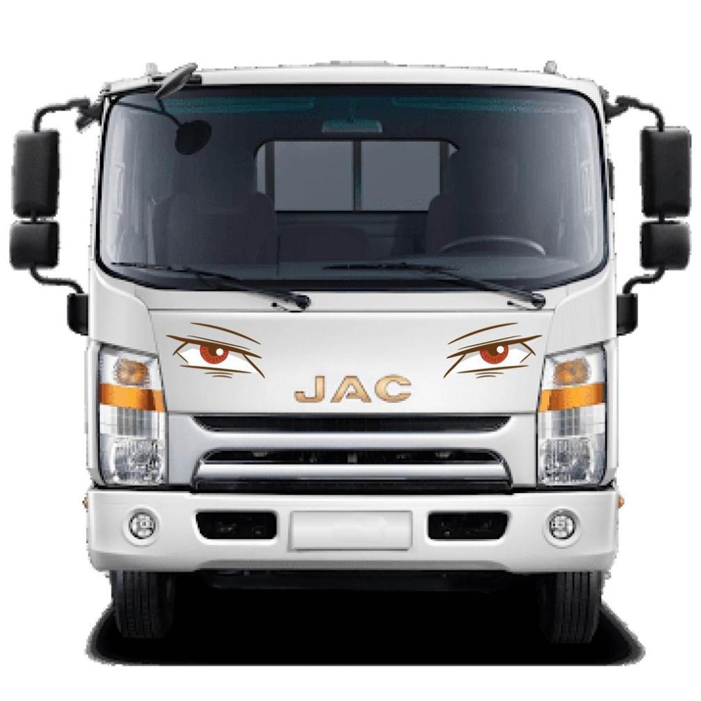 Tem dán sườn xe, decal trang trí đầu xe, tem mắt xe tải Isuzu, tải Fuso, xe Faw SM-13