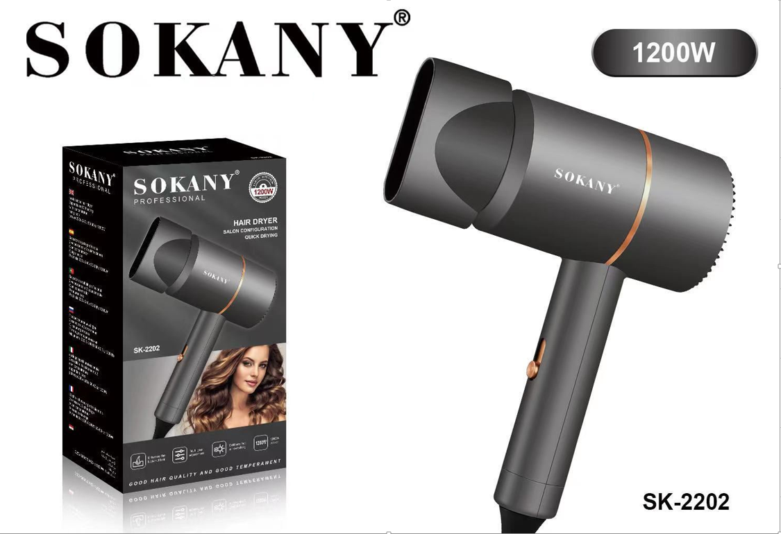 Máy Sấy Tóc 2 Chiều Nóng Lạnh Công Suất Lớn 1200W Nhanh Khô, , Tạo Kiểu, Chăm Sóc Tóc Chuẩn Salon Kèm Mỏ Vịt