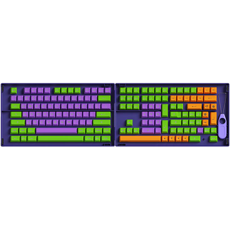 Nút Bàn Phím Cơ AKKO Keycap Set - EVA-01 (ASA Profile) - Hàng Chính Hãng