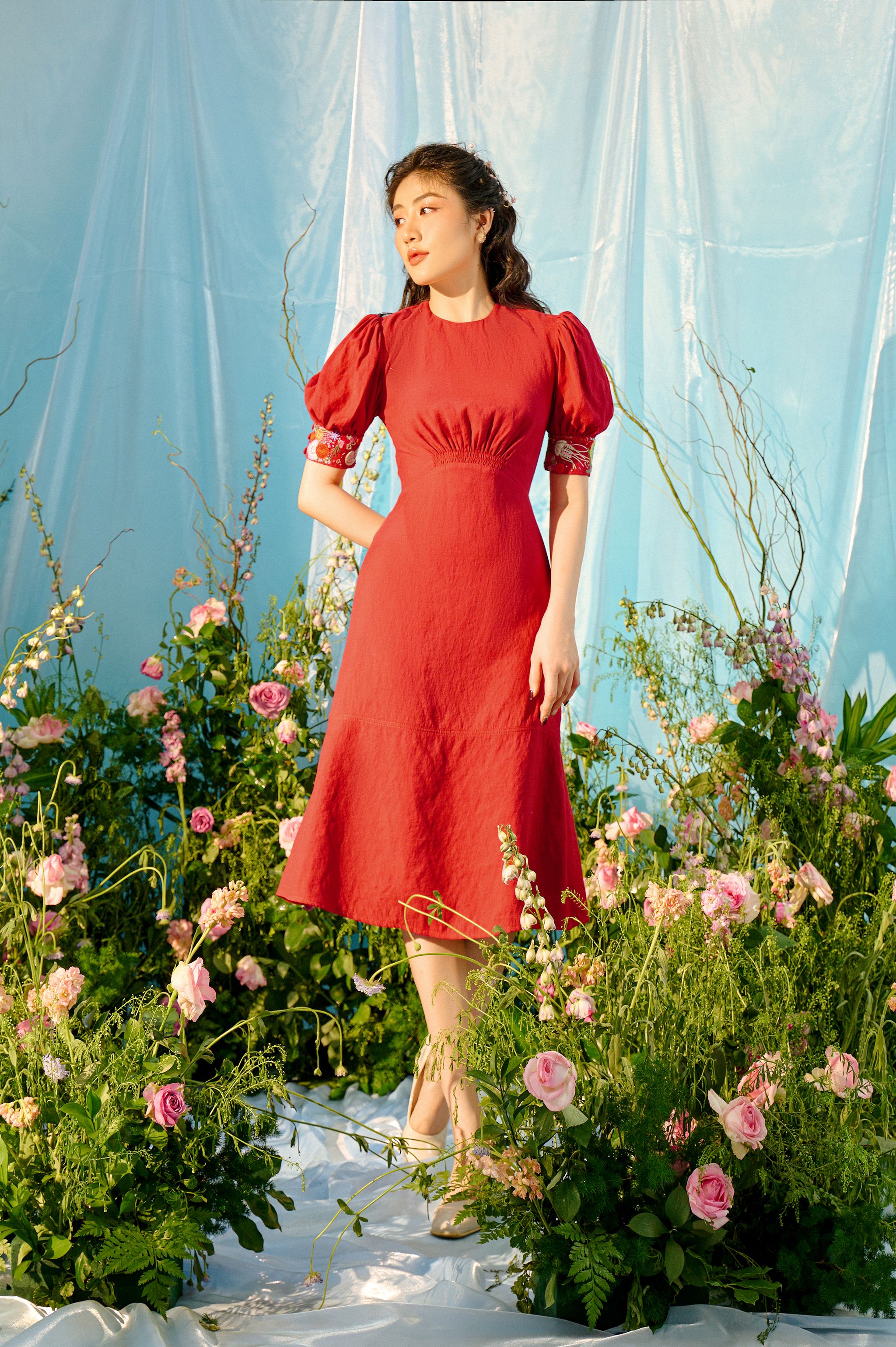 OLV - Đầm Alymer Embro Dress