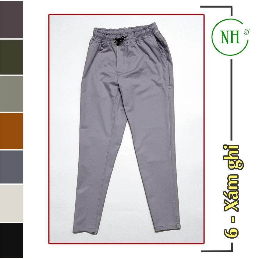 Quần kaki nam BIG SIZE đến 110kg, quần nam SIZE ĐẠI chất kaki co giãn, quần lưng thun NH SHOP
