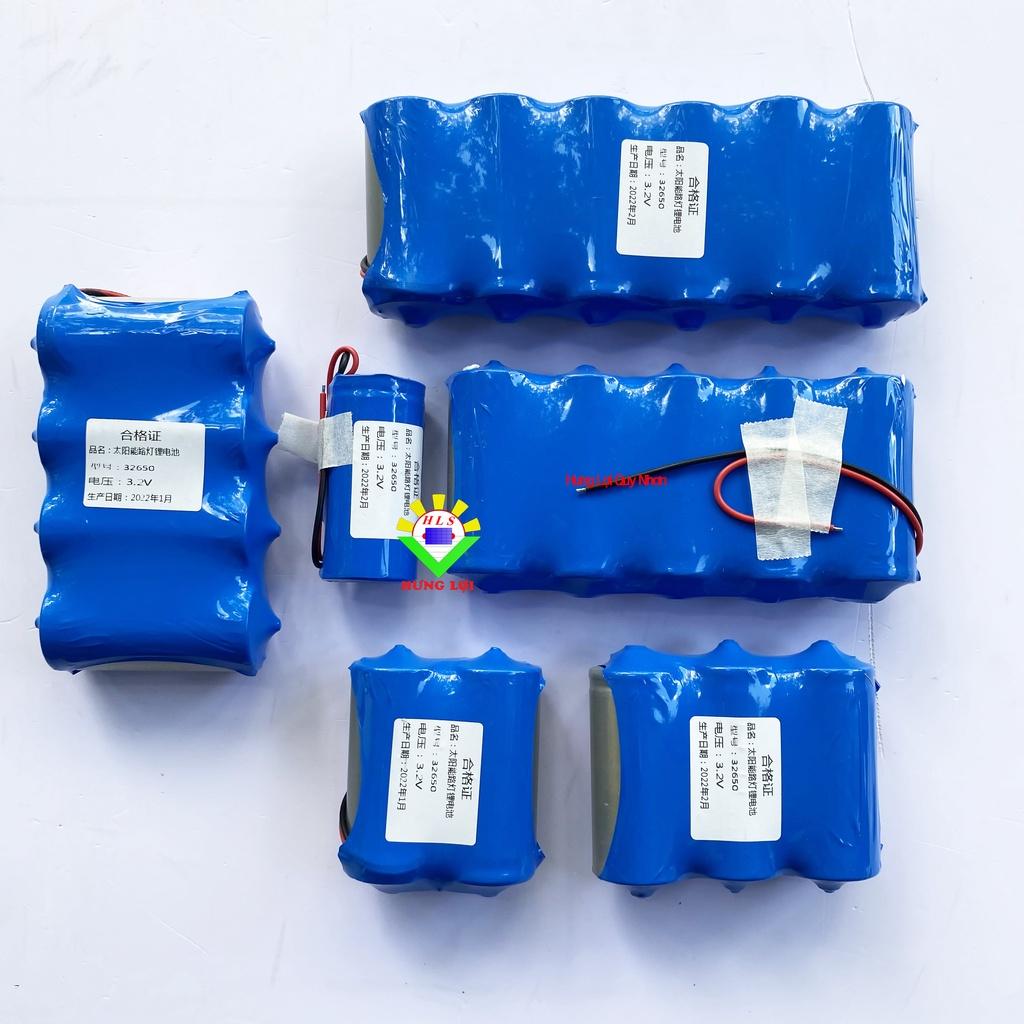 Pin sắt LiFePO4 32650 3.2V 5Ah - 10Ah - 15Ah - 20Ah - 25Ah - 30Ah kèm mạch bảo vệ cho đèn năng lượng mặt trời
