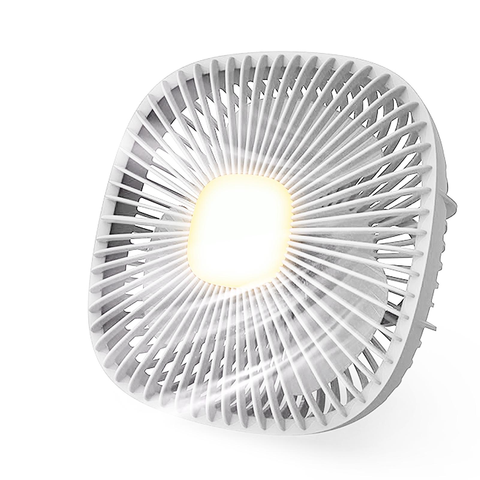 Quạt cắm trại cổng USB 4 tốc độ dạng treo với đèn LED 360 °, không ồn