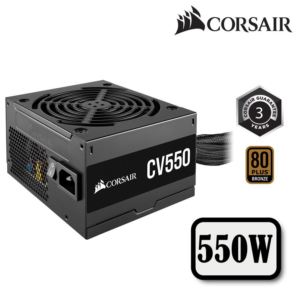 Nguồn máy tính CORSAIR CV550 - 80 Plus Bronze CP-9020210-NA Hàng chính hãng